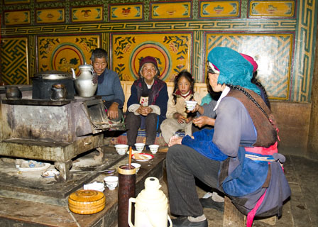 Tibetan house Kham Tibet Spring Brook Ranch